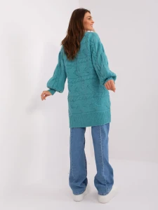 Sweter-AT-SW-2367.76P-turkusowy