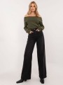 Bawelniane czarne jeansy wide leg z kieszeniami na froncie 1.jpg