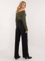 Bawelniane czarne jeansy wide leg z kieszeniami na froncie 2.jpg