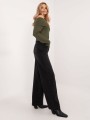 Bawelniane czarne jeansy wide leg z kieszeniami na froncie 3.jpg