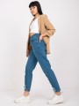 Niebieskie damskie jeansy straight leg 3.jpg