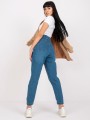 Niebieskie damskie jeansy straight leg 4.jpg