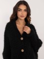 Czarny rozpinany sweter oversize 4.jpg