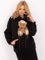 Czarna bluza damska oversize typu kangurka 1.jpg