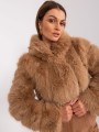 Futerko damskie na zime w kolorze camelowym 4.jpg