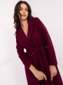 Elegancki plaszcz damski w kolorze burgundy 2.jpg