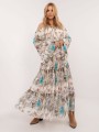 Dluga suknia damska typu boho w kolorze ciemnobezowym 1.jpg