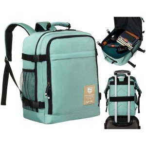 Kabinowy plecak w kolorze turkusowym 