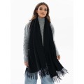 Elegancki szalik w czarnym kolorze - Peterson-3 868