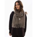 Szalik jesienno-zimowy z frędzlami - Peterson-2 869