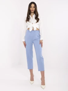 Eleganckie spodnie o długości 7/8- baby blue